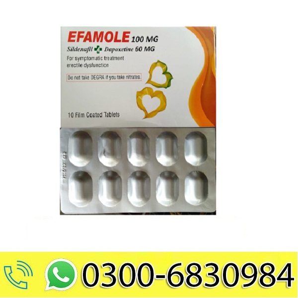 Efamole Dapoxetine Tablets - Available in Haroonabad